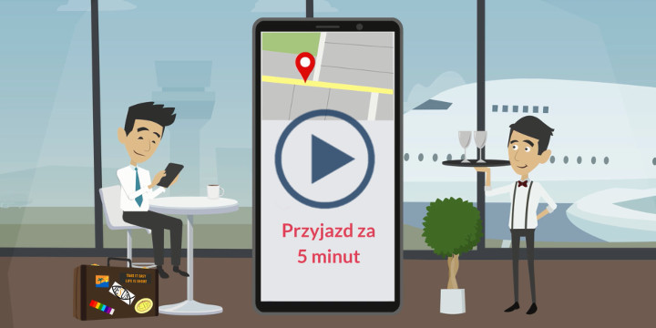 Śledź autobus na mapie - parking lotnisko Poznań Ławica